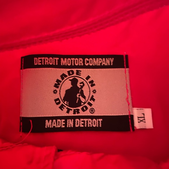 Detroit motor company men’s red jacket XL - Picture 3 of 3